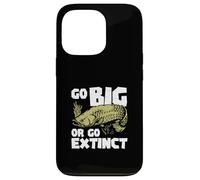 Go Big Or Go Extinct Funny Ichthyology Arapaima Fish Lovers Case for iPhone 13 Pro