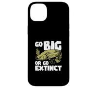 Go Big Or Go Extinct Funny Ichthyology Arapaima Fish Lovers Case for iPhone 14 Plus
