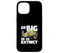 Go Big Or Go Extinct Funny Ichthyology Arapaima Fish Lovers Case for iPhone 15