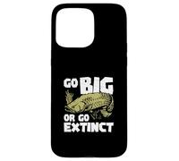 Go Big Or Go Extinct Funny Ichthyology Arapaima Fish Lovers Case for iPhone 15 Pro Max