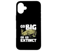 Go Big Or Go Extinct Funny Ichthyology Arapaima Fish Lovers Case for iPhone 16 Plus