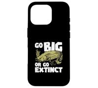Go Big Or Go Extinct Funny Ichthyology Arapaima Fish Lovers Case for iPhone 16 Pro