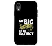 Go Big Or Go Extinct Funny Ichthyology Arapaima Fish Lovers Case for iPhone XR
