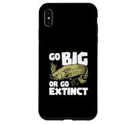 Go Big Or Go Extinct Funny Ichthyology Arapaima Fish Lovers Case for iPhone XS Max