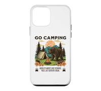 Go Camping Worst Case Scenario You Get Eaten By A Bear Humor Case for iPhone 12 mini