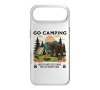 Go Camping Worst Case Scenario You Get Eaten By A Bear Humor Case for iPhone Air