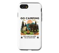 Go Camping Worst Case Scenario You Get Eaten By A Bear Humor Case for iPhone SE (2020) / 7/8