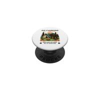 Go Camping Worst Case Scenario You Get Eaten By A Bear Humor PopSockets Adhesive PopGrip