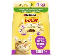Go-Cat Adult Cat Food Chicken and Duck, 4 kg