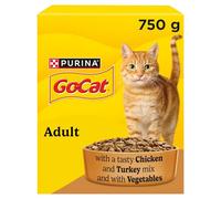 GO-CAT Chicken and Turkey Dry Cat Food 750g