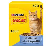 GO-CAT Herring with Vegetables Dry Cat Food - 320g