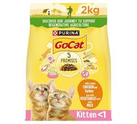 Go-Cat Kitten With Chicken Milk & Vegetables Dry Cat Food 2Kg