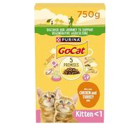 Go-Cat Junior Chicken, Milk and Veg Dry Cat Food - 750g
