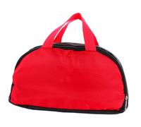 Go Chess Piece Storage Bag Portable Red Polyester for Teachers Students