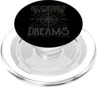 Go Confidently In The Direction Of Your Dreams Compass PopSockets PopGrip for MagSafe