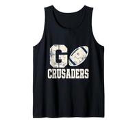 Go Crusaders Football Vintage Tank Top