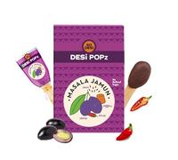 GO DESi Fruit Lollipops | Masala Jamun | Java Plum | 40 Pieces | Fruit Candy | Desi Pops | Indian Blackberry