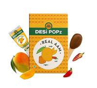 GO DESi Ripe Mango Lollipops | 40 Pieces | Fruit Candy | Desi Pops | Real Aam Candies