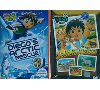 GO DIEGO GO 1-2 COLLECTION / 1. DIEGO'S ARCTIC RESCUE / 2. SAFARI RESCUE = ULTIMATE 2x DVD SET