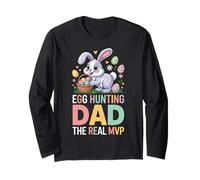 Go Egg Hunting the Real MVP Funny Easter Long Sleeve T-Shirt