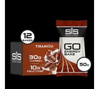 GO Energy 50g Bake - 30g Carbs - Tiramisu - 12 Pack Science in Sport Light Brown One Size
