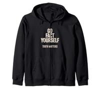 Go Fact Yourself Science Matters Truth Zip Hoodie