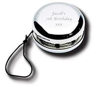 Go Find A Gift Personalised Engraved Silver Plated Yo-Yo