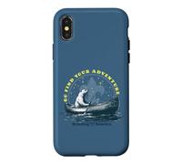 Go Find Your Adventure! Polar Bear, Stars & Canoe Scouting Case for iPhone X/XS