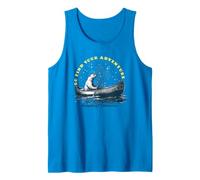 Go Find Your Adventure! Polar Bear, Stars & Canoe Scouting Tank Top