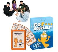Go Fish Card Games, 48 Cards Go f Yourself Card Game Classic, Goes F*ck Yourself Funny Cards Game! Classic Interactive Fun Family and Educational Game for Friends Party Hilarious Gifts (1 Pcs Set)