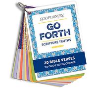 Go Forth Bible Verse Cards | Scripture Cards, Christian Easter Basket Stuffer, Back-to-School and Graduation Gift for Teens | Daily Devotional for Students by Scriptionery