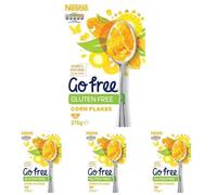Go Free Gluten Free Corn Flakes, 375g (Pack of 4)