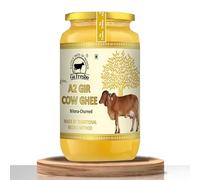 Go Fresho A2 Gir Cow Ghee | Traditional Vedic Bilona Method | Pure & Natural | Authentic Indian Ghee | 500 ml Glass Bottle | Pack of 1