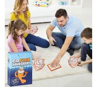 Go Fuck Yourself Emotion Card Board Game Cards Family Party Toy Shark Print