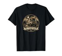Go Further Overlanding Off-Road 4x4 Camping Adventure Value Graphic T-Shirt, Men, Black, L