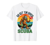 Go Get Em Diver Scuba Sasquatch Sunset Diving T-Shirt