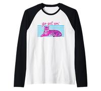 Go Get Em' Tiger Striped Raglan Baseball Tee