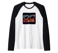 Go Getter Sunglasses Costume Raglan Baseball Tee