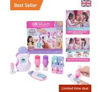 GO GLAM Studio Nail Kit - 200 Easy Stamp Designs & Mess-Free Applicators