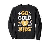 Go Gold For The Kids Childhood Cancer Awareness Sweatshirt