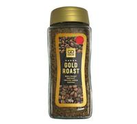GO Gold Roast Instant Rich Premium Coffee Granules - 6 x 95g Jars - Freeze Dried Quick Convenient Hot Drink