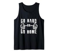 Go Hard Or Go Home Gym Motivation Workout Lifting Fitness Tank Top