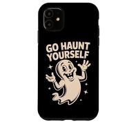 Go Haunt Yourself Boo Spooky Ghost Funny Halloween Tee Case for iPhone 11