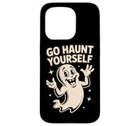 Go Haunt Yourself Boo Spooky Ghost Funny Halloween Tee Case for iPhone 15 Pro