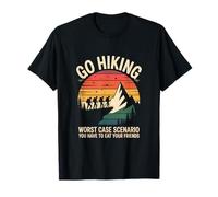 Go Hiking Worst Case Scenario Eat Your Friends T-Shirt