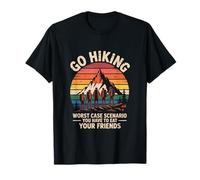 Go Hiking Worst Case Scenario Eat Your Friends T-Shirt