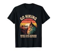 Go Hiking Worst Case Scenario Eat Your Friends T-Shirt