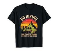 Go Hiking Worst Case Scenario Eat Your Friends T-Shirt