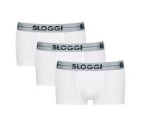 Go Hipster Trunks 3 Pack Sloggi White 38