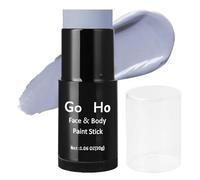 Go Ho Cream Grey Blendable Stick(1.06 OZ),Gray Face Body Paint Stick Oil Professional Face Foundation for Halloween Costumes Cosplay SFX Makeup